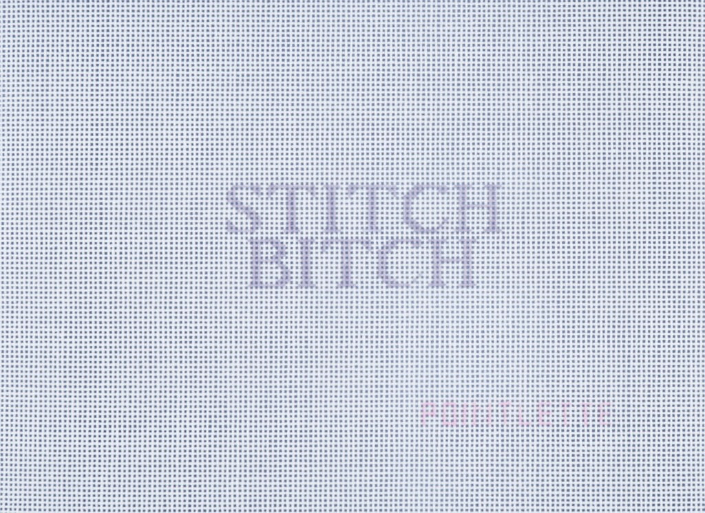 "Stitch Bitch" Needlepoint Canvas